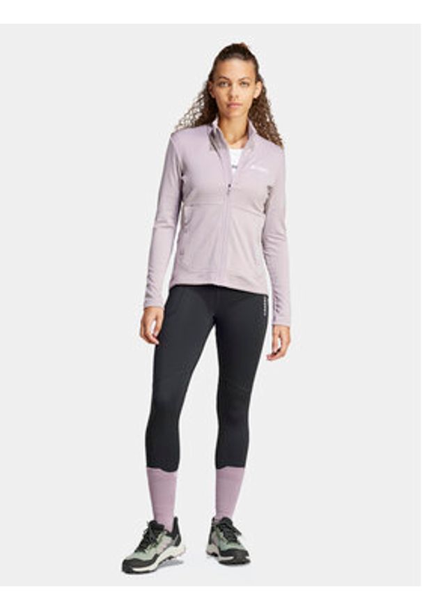 Adidas - adidas Polar Terrex Multi IQ3747 Fioletowy Slim Fit. Kolor: fioletowy. Materiał: syntetyk