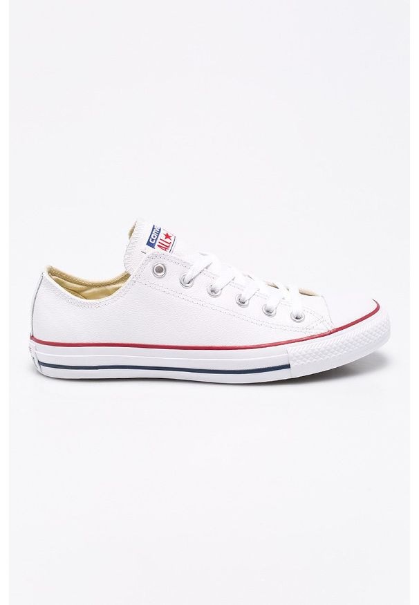 Converse - Tenisówki. Nosek buta: okrągły. Zapięcie: sznurówki. Kolor: biały. Materiał: guma