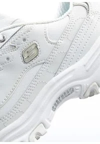 Sneakersy Skechers bonprix biały. Kolor: biały. Materiał: skóra, syntetyk, materiał #6