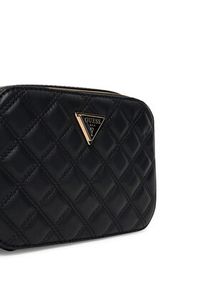 Guess Torebka Giully II HWQG96 73140 Czarny. Kolor: czarny. Materiał: skórzane