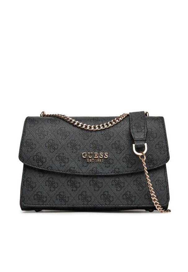 Guess Torebka Calista HWSG73 34210 Szary. Kolor: szary. Materiał: skórzane