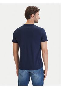 Polo Ralph Lauren T-Shirt 714844756007 Granatowy Regular Fit. Typ kołnierza: polo. Kolor: niebieski. Materiał: bawełna #5