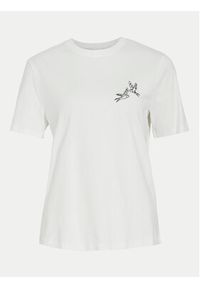 Vila T-Shirt Sybil 14097370 Biały Regular Fit. Kolor: biały. Materiał: bawełna #9