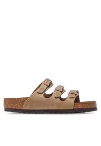 Birkenstock Klapki Florida 1011432 Beżowy. Kolor: beżowy. Materiał: skóra #7