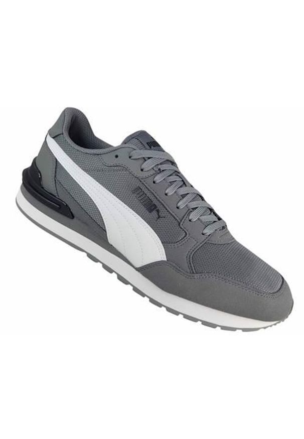 Buty do chodzenia męskie Puma St Runner V4 Mesh. Zapięcie: sznurówki. Kolor: szary. Materiał: guma, materiał, tkanina, syntetyk. Szerokość cholewki: normalna. Sport: turystyka piesza