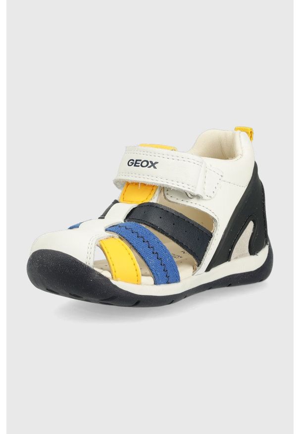 Geox sandały dziecięce. Nosek buta: okrągły. Materiał: skóra, materiał, guma