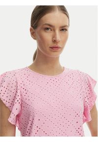 Vero Moda Bluzka Tassa 10286067 Różowy Loose Fit. Kolor: różowy. Materiał: syntetyk #5