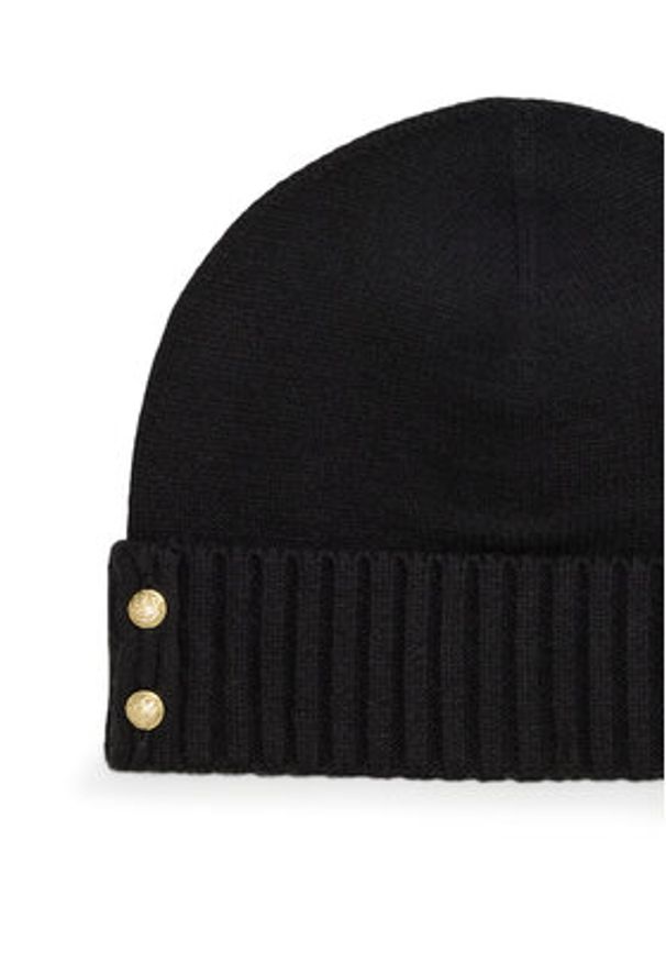 Lauren Ralph Lauren - LAUREN RALPH LAUREN Czapka 454P04510001 Czarny. Kolor: czarny. Materiał: wełna