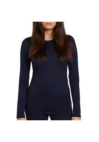 Koszulka damska Icebreaker Merino 200 Oasis Long Sleeve Crewe Thermal 1043754011 - czarna. Kolor: czarny. Materiał: wełna, materiał. Długość rękawa: długi rękaw. Sport: fitness, wspinaczka #1