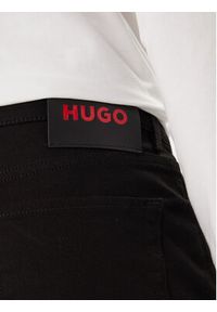 Hugo - HUGO Jeansy 50554144 Czarny Regular Fit. Kolor: czarny #3