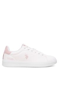 Sneakersy U.S. Polo Assn.. Kolor: biały