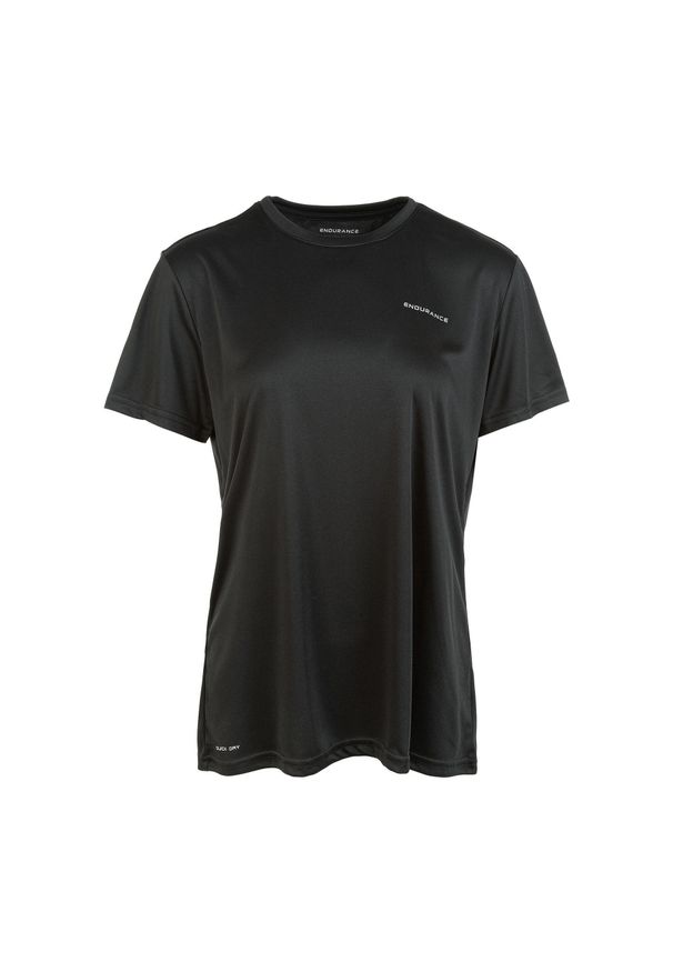 ENDURANCE - Koszulka treningowa damska Endurance Keily. Kolor: czarny. Sport: joga i pilates