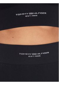 TOMMY HILFIGER - Tommy Hilfiger Legginsy WW0WW41090 Granatowy Slim Fit. Kolor: niebieski. Materiał: syntetyk #3