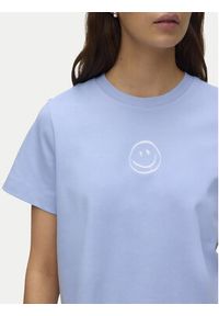 Vero Moda T-Shirt Sara 10311633 Błękitny Regular Fit. Kolor: niebieski. Materiał: bawełna #3