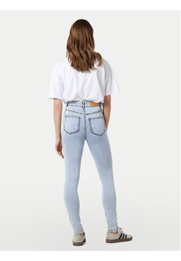 Noisy may - Noisy May Jeansy Callie 27030614 Błękitny Skinny Fit. Kolor: niebieski