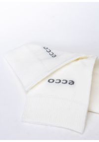 ecco - Skarpety Unisex ECCO LONGLIFE ANKLE CUT. Kolor: biały. Materiał: bawełna, elastan, poliamid, materiał, włókno #2