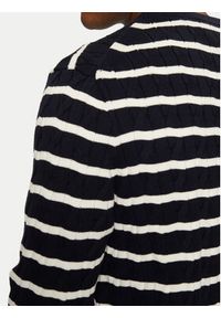 TOMMY HILFIGER - Tommy Hilfiger Sweter MW0MW33132 Granatowy Relaxed Fit. Kolor: niebieski. Materiał: bawełna