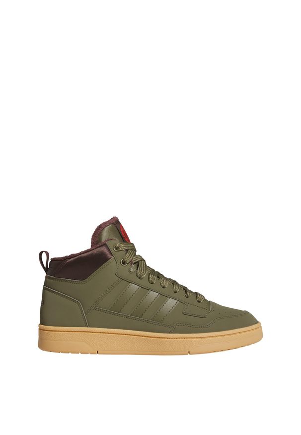 Adidas - Buty Rapid Court Mid Winterized. Okazja: na co dzień. Kolor: beżowy, brązowy, wielokolorowy. Sport: koszykówka