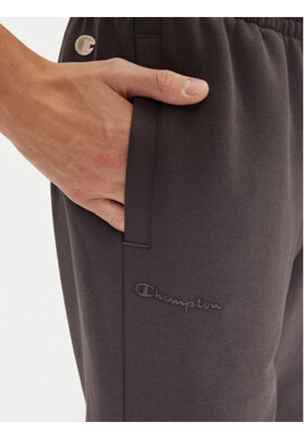 Champion Spodnie dresowe 220424 Szary Regular Fit. Kolor: szary. Materiał: syntetyk, bawełna