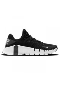 Męskie buty treningowe Nike Free Metcon 4 czarno-białe. Kolor: czarny
