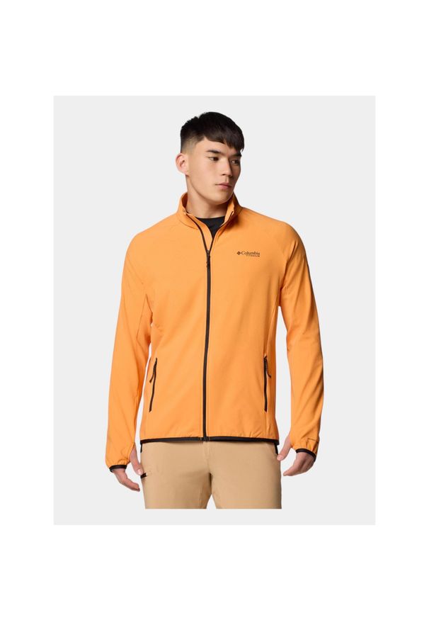 columbia - Sweter męski Columbia Spectre Ridge Tech FZ II. Kolor: pomarańczowy, wielokolorowy, żółty. Materiał: polar. Sport: turystyka piesza