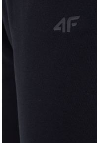 4f - 4F - Spodnie. Kolor: czarny. Materiał: materiał, dzianina #2