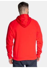 Bluza z kapturem męska czerwona Under Armour Rival Fleece Hoodie. Okazja: do pracy, na spacer, na co dzień. Typ kołnierza: kaptur. Kolor: czerwony. Styl: casual