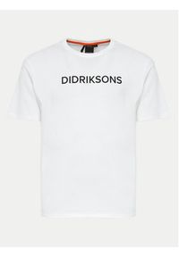 Didriksons T-Shirt Harald 505551 Biały Regular Fit. Kolor: biały. Materiał: bawełna #4