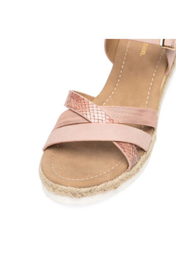 Clara Barson Espadryle WYL0510-04 Różowy. Kolor: różowy. Materiał: syntetyk