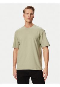 Hugo - HUGO T-Shirt Dapolino 50488330 Zielony jasny Regular Fit. Kolor: zielony. Materiał: bawełna #1