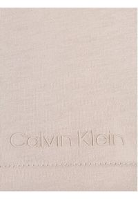 Calvin Klein T-Shirt K20K205410 Beżowy Relaxed Fit. Kolor: beżowy. Materiał: bawełna #5