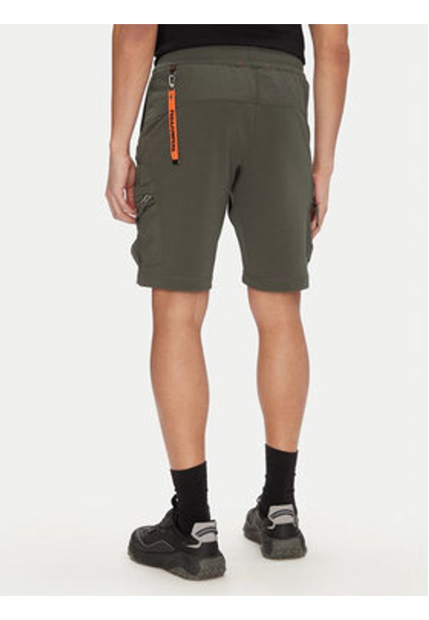 Parajumpers Szorty sportowe Irvine 25SMPMPARE06 Zielony Regular Fit. Kolor: zielony. Materiał: bawełna. Styl: sportowy