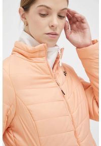 4f - 4F kurtka sportowa kolor pomarańczowy. Kolor: pomarańczowy. Materiał: włókno, puch, materiał. Technologia: Primaloft #2