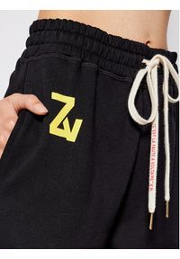 Zadig&Voltaire Spodnie dresowe Steevy WKTS0102F Czarny Regular Fit. Kolor: czarny. Materiał: bawełna
