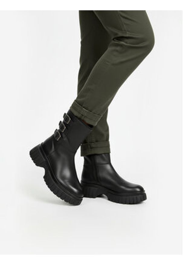 G-Star RAW - G-Star Raw Botki CEO-WI33-CS555-KIWI-13 Czarny. Kolor: czarny. Materiał: skóra