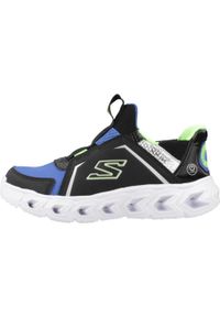 skechers - Buty do chodzenia dla dzieci Skechers Hypno-flash 2.0. Kolor: czarny. Materiał: syntetyk, materiał. Szerokość cholewki: normalna. Sport: turystyka piesza