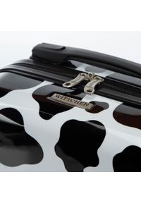 Wittchen - Komplet walizek z ABS-u w zwierzęcy wzór czarno-biały. Kolor: biały, wielokolorowy, czarny. Materiał: guma. Wzór: motyw zwierzęcy #9