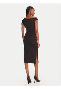 Rinascimento Sukienka koktajlowa CFC0125334003 Czarny Slim Fit. Kolor: czarny. Materiał: syntetyk. Styl: wizytowy #4
