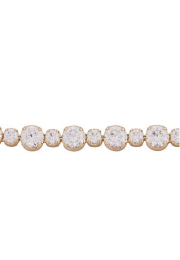 Swarovski Bransoletka Tennis Matrix 5730709 Złoty. Materiał: metalowe. Kolor: złoty