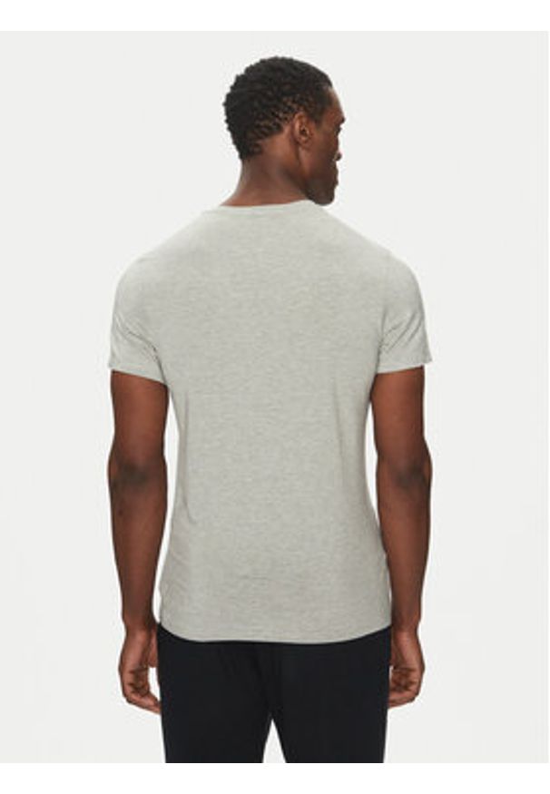 Calvin Klein Underwear T-Shirt Henley LV00NM2803 Szary Regular Fit. Typ kołnierza: typu henley. Kolor: szary