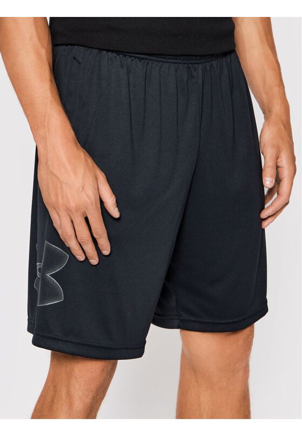 Under Armour Szorty sportowe Ua Tech Graphic Czarny Loose Fit. Kolor: czarny. Materiał: syntetyk. Styl: sportowy