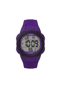 Zegarek Timex. Kolor: fioletowy. Styl: sportowy #1