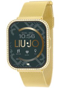 Liujo - Smartwatch damski LIU JO SWLJ099 złoty bransoleta. Rodzaj zegarka: smartwatch. Kolor: złoty