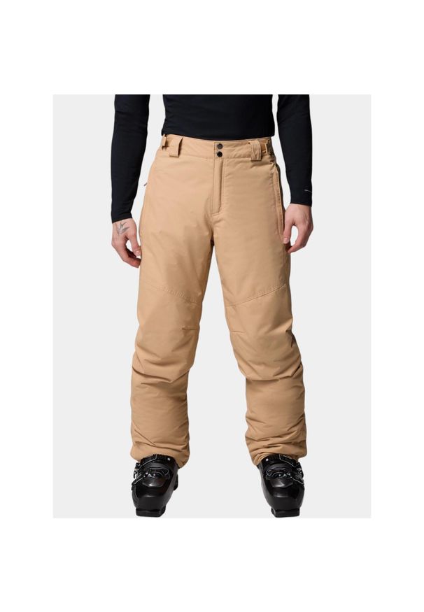 columbia - Spodnie Narciarskie Męskie Columbia Bugaboo V. Kolor: beżowy. Sezon: zima. Sport: narciarstwo