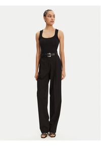 JACQUEMUS Top 243TO099-2381 Czarny Regular Fit. Kolor: czarny. Materiał: wiskoza