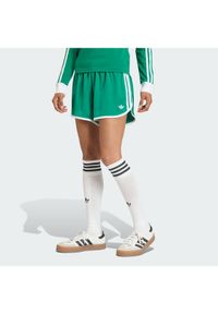 Adidas - adidas Szorty sportowe 3-Stripes Sprinter KD3717 Zielony Regular Fit. Kolor: zielony. Materiał: syntetyk #1