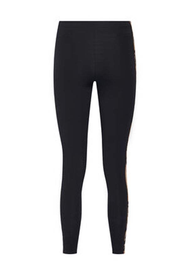 Adidas - adidas Legginsy Animal Print 3-Stripes JM1864 Czarny Slim Fit. Kolor: czarny. Materiał: bawełna. Wzór: nadruk