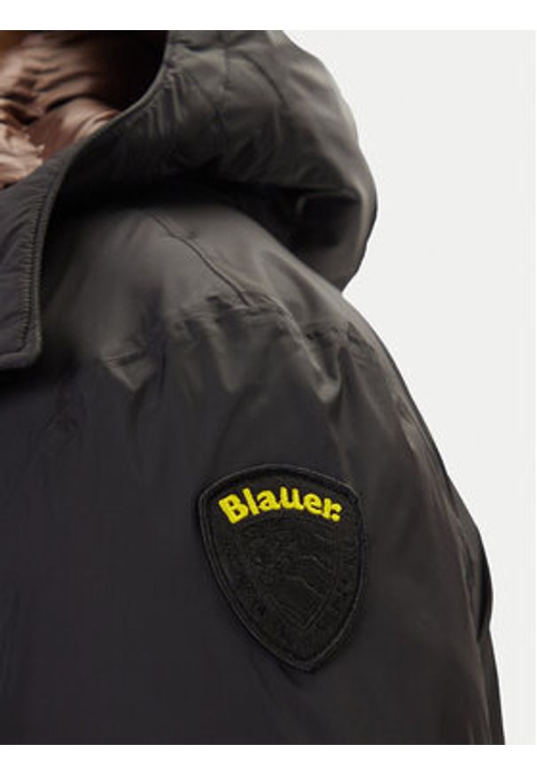 Blauer Parka Faywood 25WBLUK11140 007286 Czarny Regular Fit. Kolor: czarny. Materiał: syntetyk