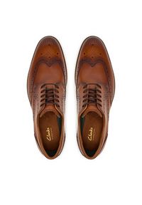 Clarks Półbuty CraftRemi Tip 26186394 Brązowy. Kolor: brązowy. Materiał: skóra #2