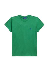 Polo Ralph Lauren T-Shirt 211B14605022 Zielony ciemny Classic Fit. Typ kołnierza: polo. Kolor: zielony. Materiał: bawełna #5